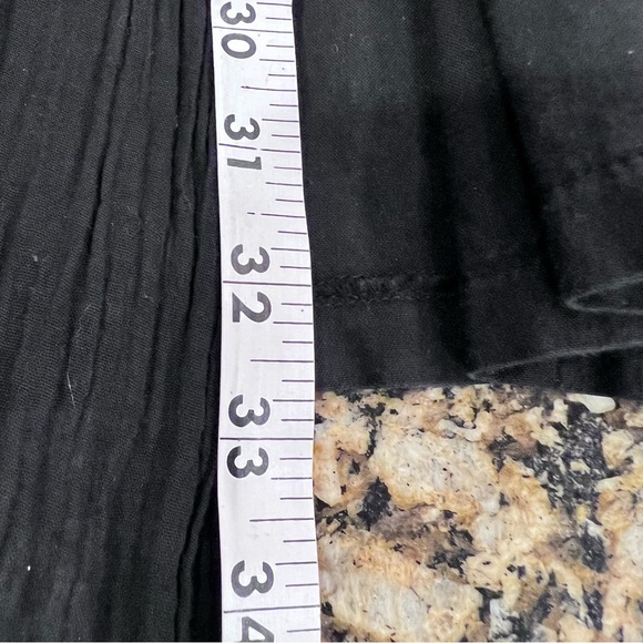 Prairie Underground Black Asymmetrical Wrap Dress Size 6 - Picture 12 of 12